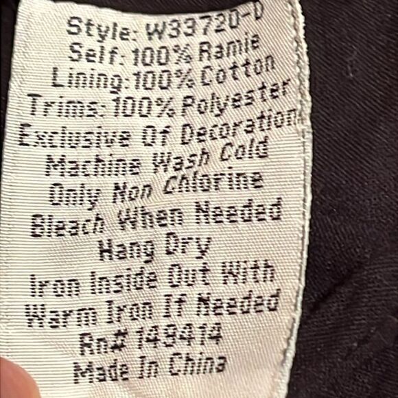 Johnny Was Boho Tie Back embroidered floral Dress Size medium - Picture 12 of 12